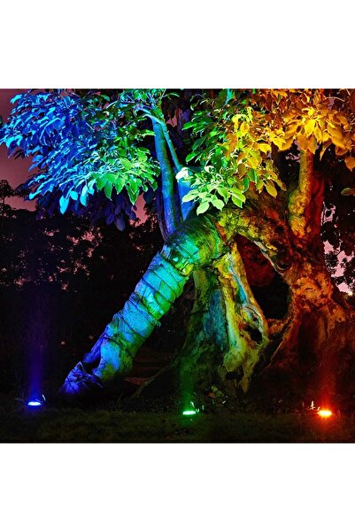 DELIGHT Spot LED RGB pardoseala 3W=15W, Ã˜80mm