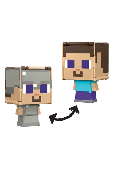 MINECRAFT Flipping 2'si 1 Arada Figür Pink Axolotl Ve Blue Axootl JPN15