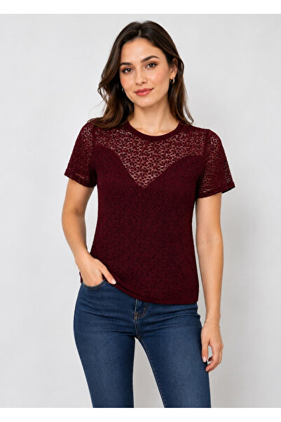 Lüks Belinay 8006 Tricou de damă integral din dantelă
