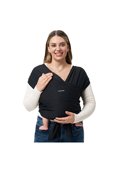 Momcozy Marsupiu negru tip wrap
