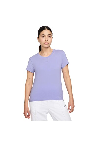 Nike Îmbrăcăminte sport de damă, tricou scurt tricotat, stil relaxat, M