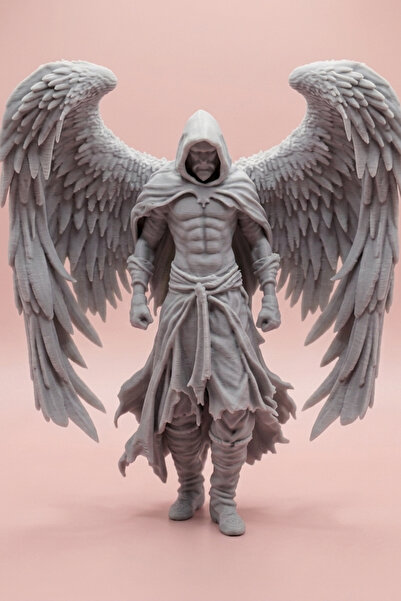 Feny Studio Mitolojik Düşmüş Melek Lucifer Figürü - Detaylı Kanatlı Gotik Sav...