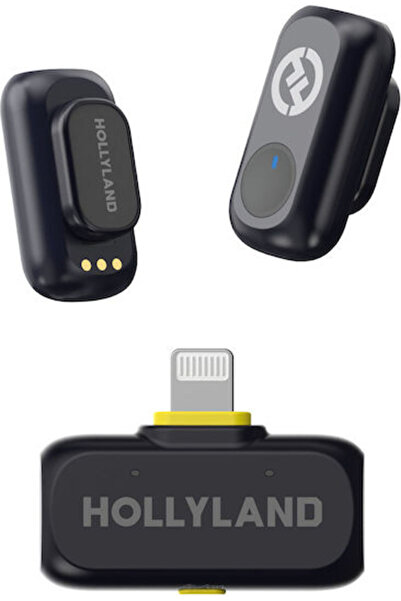 HollyLand LARK A1 Mini Duo Lightning (Space Grey) – Ασύρματο σύστημα 2 μικροφ...
