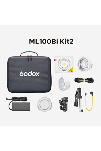Godox ML100Bi K2 – Φορητό Φωτιστικό LED 100W 2800-6500K K2-kit
