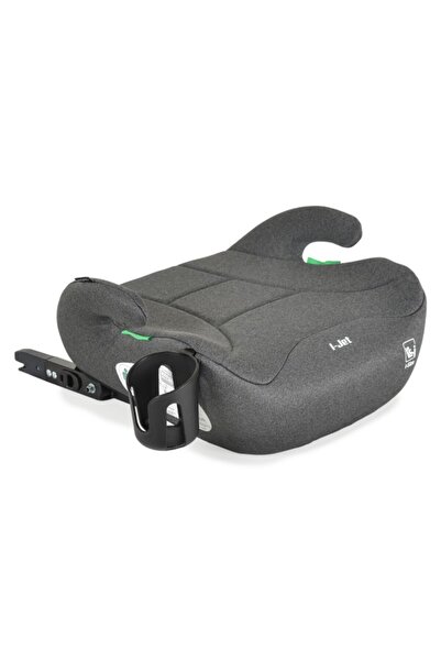 Moni Scaun auto înălțător Isofix cu suport pentru pahar, Cangaroo I-Jet Gri, ...