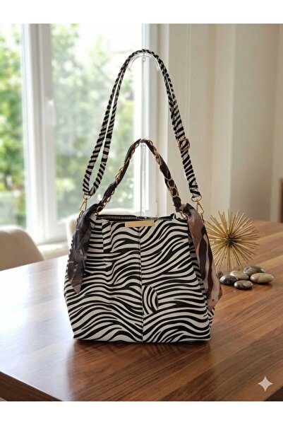 Lulya Stylish and Modern Women's Bag with Zebra Print