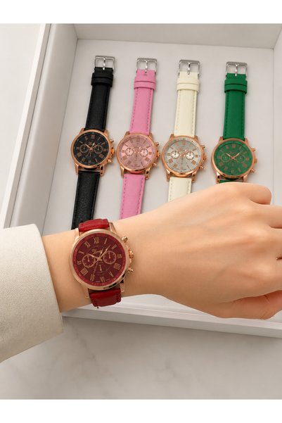 Merina Atölye Deniz Unisex Faux Leather Watch