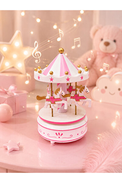 seasons box صندوق موسيقى دوّار بتصميم كاروسيل الخيول