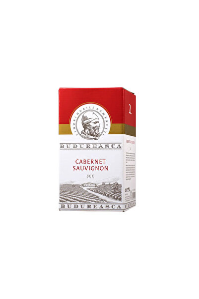 Budureasca Vin roșu semi-uscat, BIB 2 L Cabernet Sauvignon, 2 L