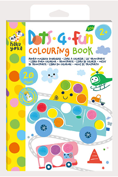 AVENİR Dots4Fun Coloring Book - Means of Transport