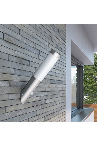 vidaxl Lampa RVS cu senzor de miscare 6 x 36 cm