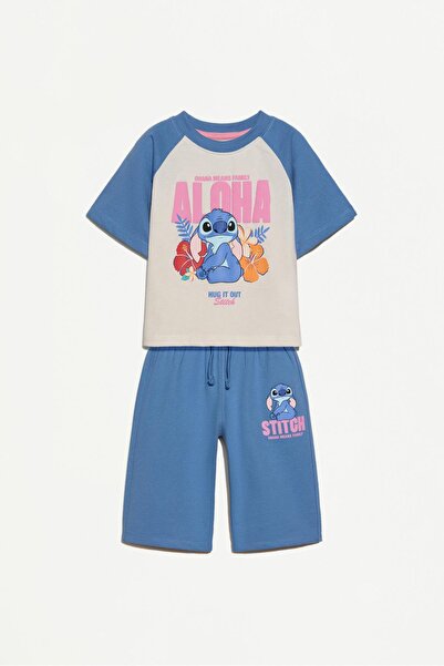 LEFTIES Stitch ©Disney t-shirt ve pantolon takımı