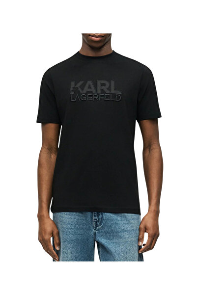 Karl Lagerfeld Ανδρικό T-shirt Μαύρο 755035 562221-990