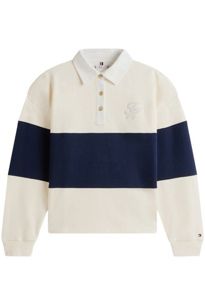 Tommy Hilfiger Γυναικείο Polo Φούτερ Μπεζ WW0WW49519-AEF