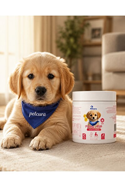 PETCURA Yavru Köpek Süt Tozu - Vitamin ve Mineral Destekli 200 gr