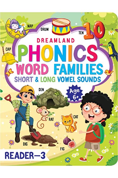 Dreamland Publications قارئ الصوتيات - المستوى الثالث (عائلات الكلمات ذات الأ...