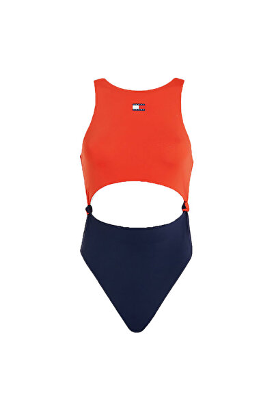 Tommy Hilfiger Womens Cut-Out One-Piece Swimsuit M