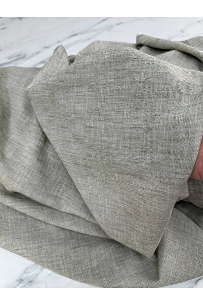 ipekkumaş Eva Linen Fabric Stone Color Our Product Is Sold by the Piece 1 Pie...