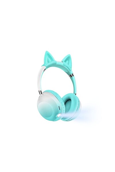 OEM Căști Over-Ear, Model cu urechi de pisică în culori degrade, Lumină LED, ...