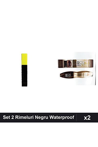 Makeup Set 2 Rimeluri Ushas Negru și Baolishi Waterproof 24h, Machiaj Profesi...