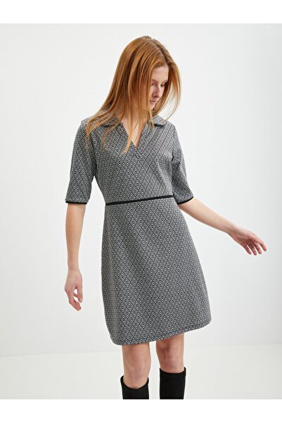 ORSAY Black women's patterned sweater dress