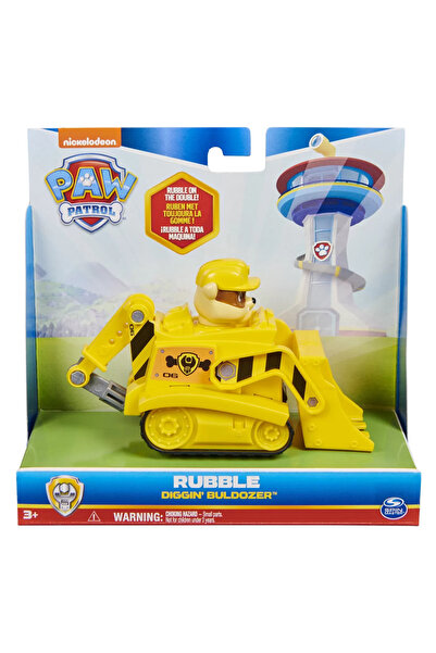 PATRULA CATELUSILOR PAW PATROL VEHICULUL DE BAZĂ AL RUBBLE-UI