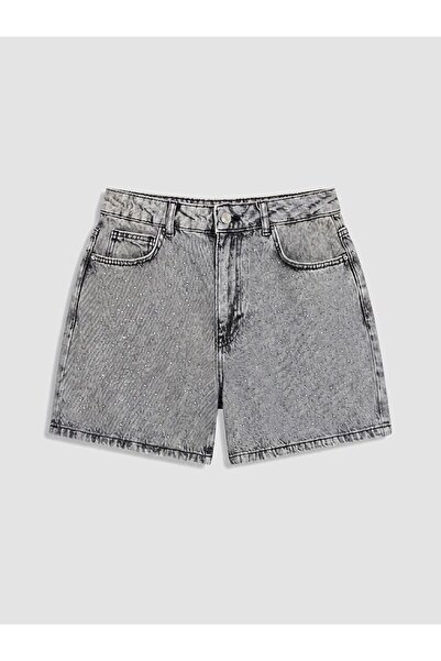 LC Waikiki Xside Stoned Women's Jean Shorts