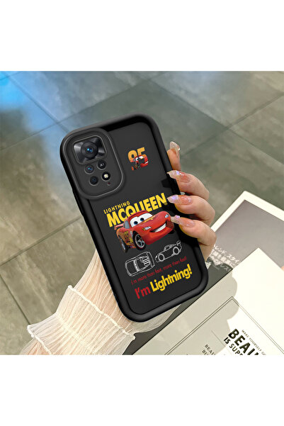 PATTERNOVA Redmi Note 11 Pro 4G/5G Uyumlu Yüksek Kalite Araba Çizgi Film Dese...