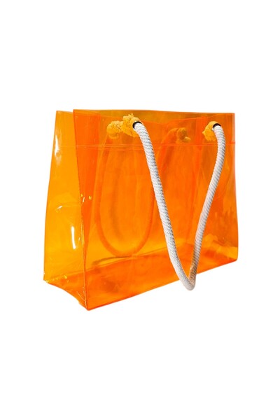 RM Promosyon R&M Promosyon Su Geçirmez Şeffaf PVC Kadın Plaj ve Omuz Çantası ...