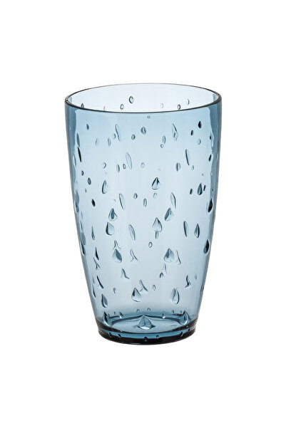 Zumzeria Pahar de plastic transparent albastru cu design pentru apă 435ml
