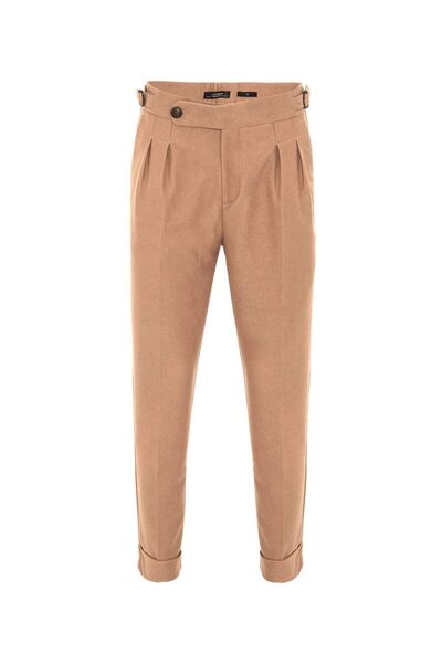 S13 Store Belt Detailed Double Leg Trousers