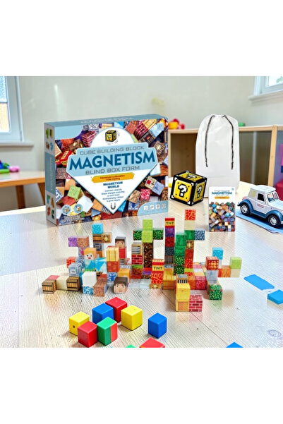 Pravalia Magica Set XXL Construcție Magnetic Magnetism World, 63 Piese