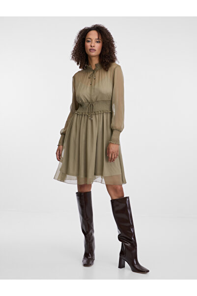 ORSAY Khaki women's knee-length dress