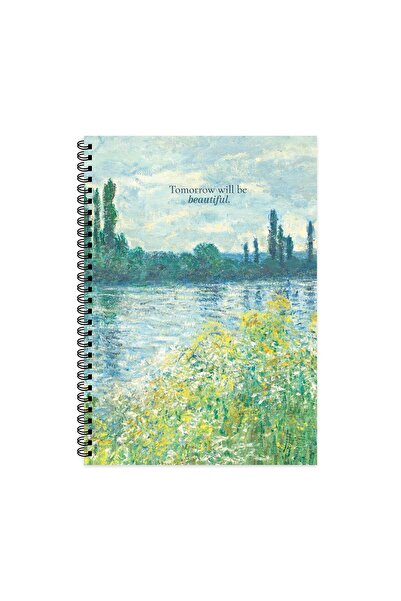 KESKİN COLOR Keskin 20 x 28 Çizgili Sert Kapak Sanat Defter - Tomorrow Will B...