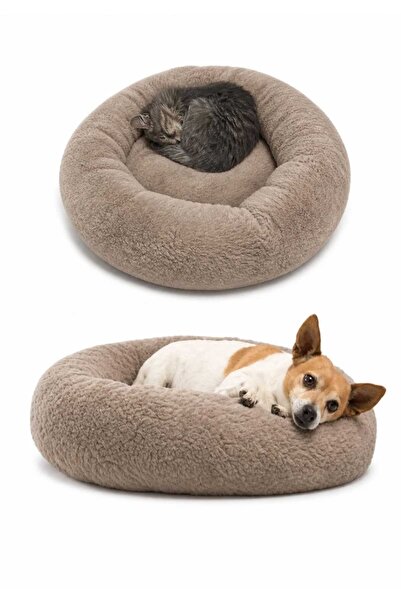 oceanking Peluş Wellsoft Kısa Tüylü Yumuşak Kedi Yatağı - Köpek Yatağı Minder...