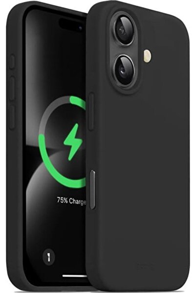 Crong Husă magnetică colorată pentru iPhone 16, negru