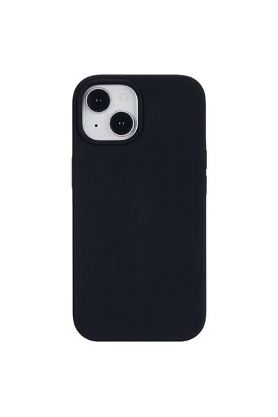 eSTUFF INFINITE (GRS) RIGA Husă neagră pentru iPhone 15. Material: 51% polica...