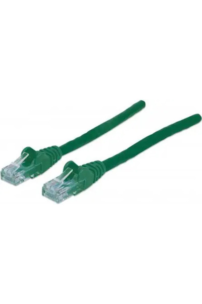 Intellinet Cablu de rețea patch, Cat6, 0.5M, Verde, CCA, U/UTP, PVC, RJ45, Co...