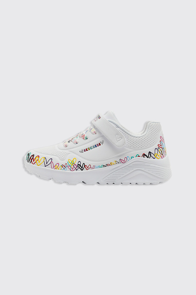 SKECHERS Uno Lıte Kız Çocuk Beyaz Ayakkabı