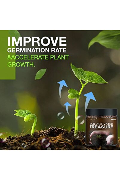 Treasure Soil Activator Plant Nutrients Germination Improved Soil Horticultur...