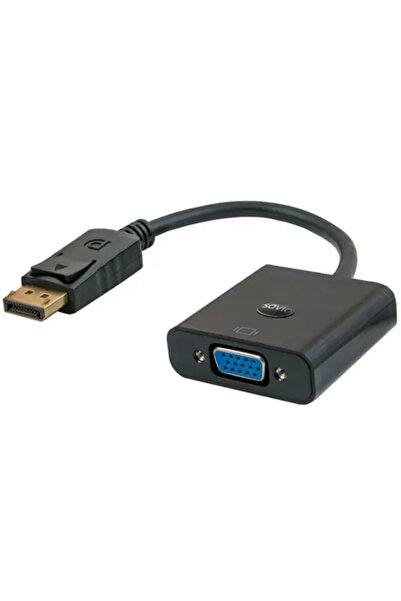 Savio Adaptor AV DisplayPort - D-Sub (VGA) negru (CL-90)