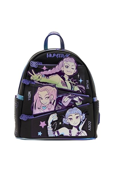 Loungefly KPop Demon Hunters Mini Backpack, Loungefly, unique design, multicolor