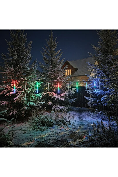 MAD ECO LEDURI Ghirlandă LED solară tip țurțuri - multicolor RGB - model DN-3...