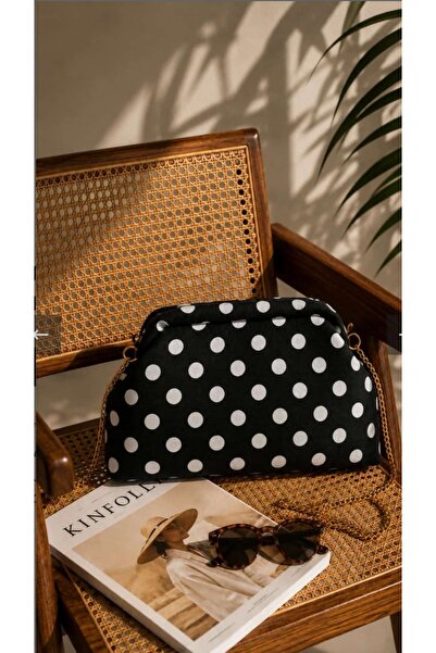 themoiss The Moiss Polka Dot and Stripe Detail Fabric Chain Strap Scholarship...