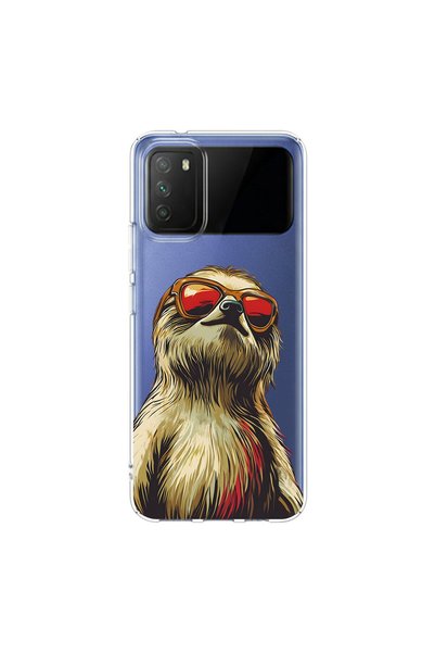PPKin حافظة شفافة متوافقة مع هاتف Poco M3 بتصميم Cool Animal 10