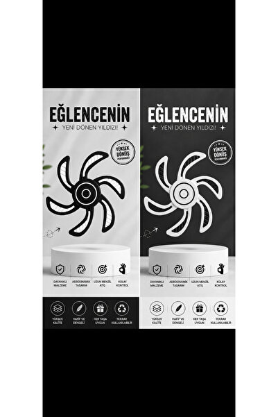 Kena Company Altı Kanat Tasarımlı Dekoratif Bumerang Eğlence ve Hobi Oyuncağı
