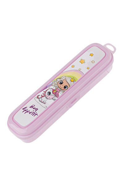 Zumzeria Cutie de tacâmuri Prințesă Sirena Roz pentru Copii 23.5x4.5x6cm