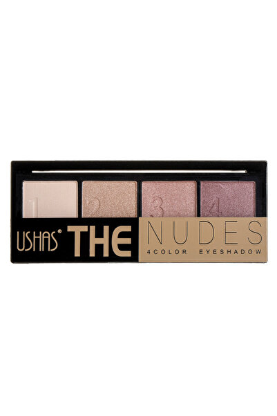 Zumzeria Matte & Glitter Brown Gold Eyeshadow Palette (4 colors) 5g