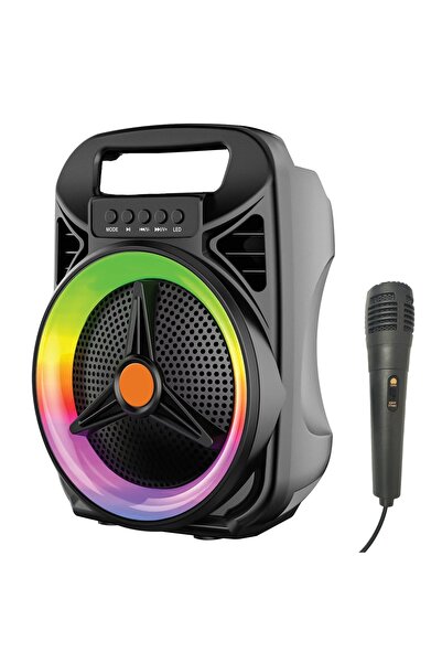 Zumzeria Boxă Karaoke Bluetooth cu Microfon LED și Radio 8W