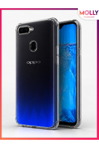Molly حافظة سيليكون شفافة لهاتف OPPO A5s